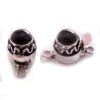 Black Onyx Gemstone 1Strand 2Strand 3Strand Box Antique Silver Plated 18K Gold Plated 24X15X10MM Jewelry Making Clasp B631