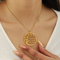 Personalized Family Tree Necklace With Name For Women Gold Stainless Steel Custom Necklace Men Statement Jewelry Birthday Gift