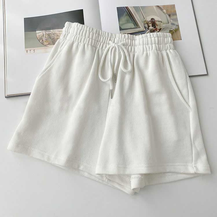 Fat mm large size shorts female summer New loose harbor wind leisure sports a word home wide leg hot pants foreign trade ins