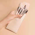 8 makeup brush suit portable short super soft travel blush brush eye shadow brush beauty tools for beginners