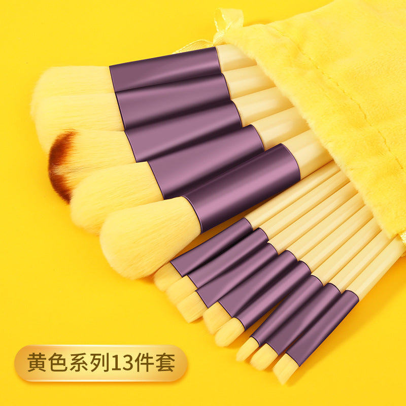 8 makeup brush suit portable short super soft travel blush brush eye shadow brush beauty tools for beginners