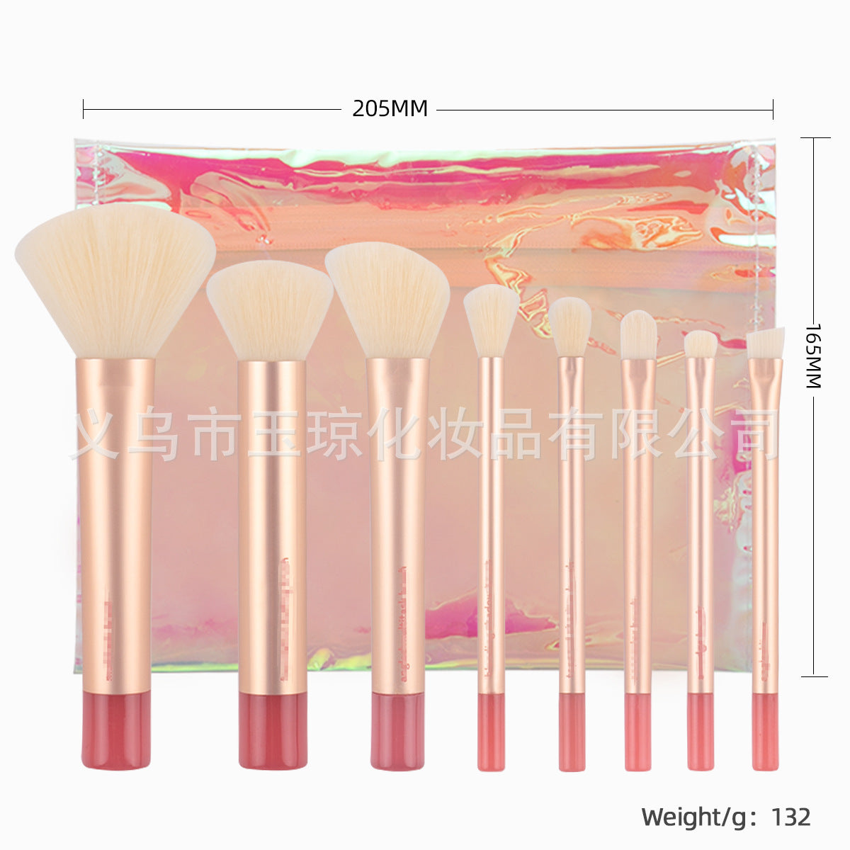 U.S. RT Series Makeup Brush suit Powder Puff 1997 Blush Brush Foundation Brush Eye Shadow Brush Beauty Egg Cross-border Exclusive