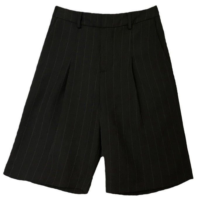 High Waist Five-point Suit Shorts Women's Summer New Arrival French-style Bermuda-style Shorts Thin Loose Casual Pants for Summer