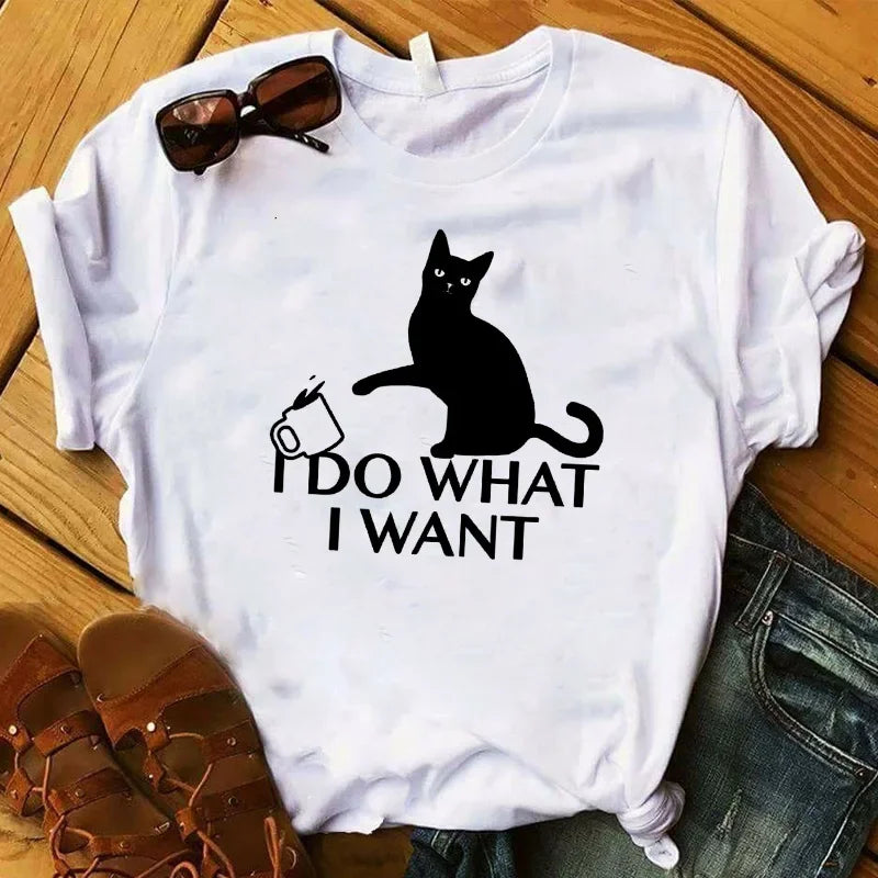 Fashion Just A Women Who Loves Motorcycles Printed T Shirt Femme Graphic Tee Shirt Femme Top Tshirt Female Lady Clothes T-Shirt