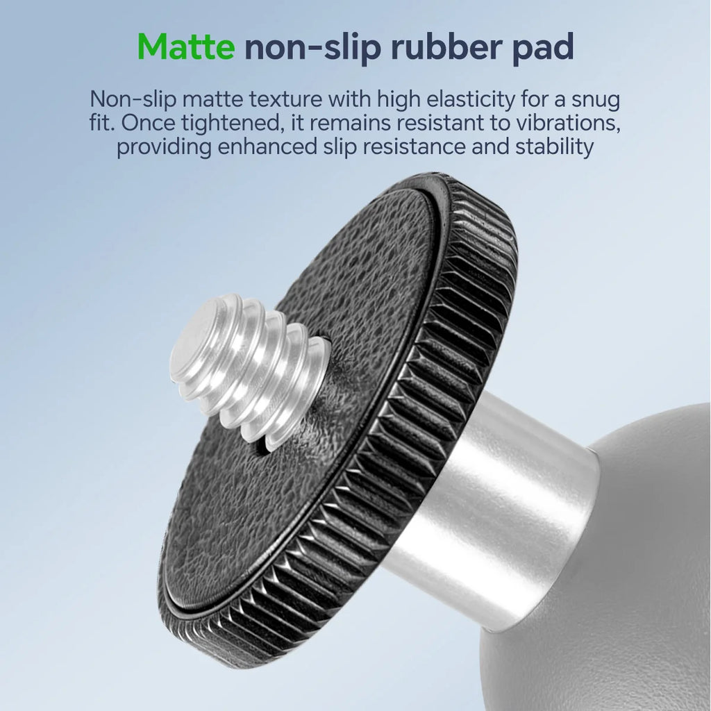 FANAUE sports camera bracket adapter 25mm ball head base 1/4 panorama 360 cycling shooting accessories compatible with RAM