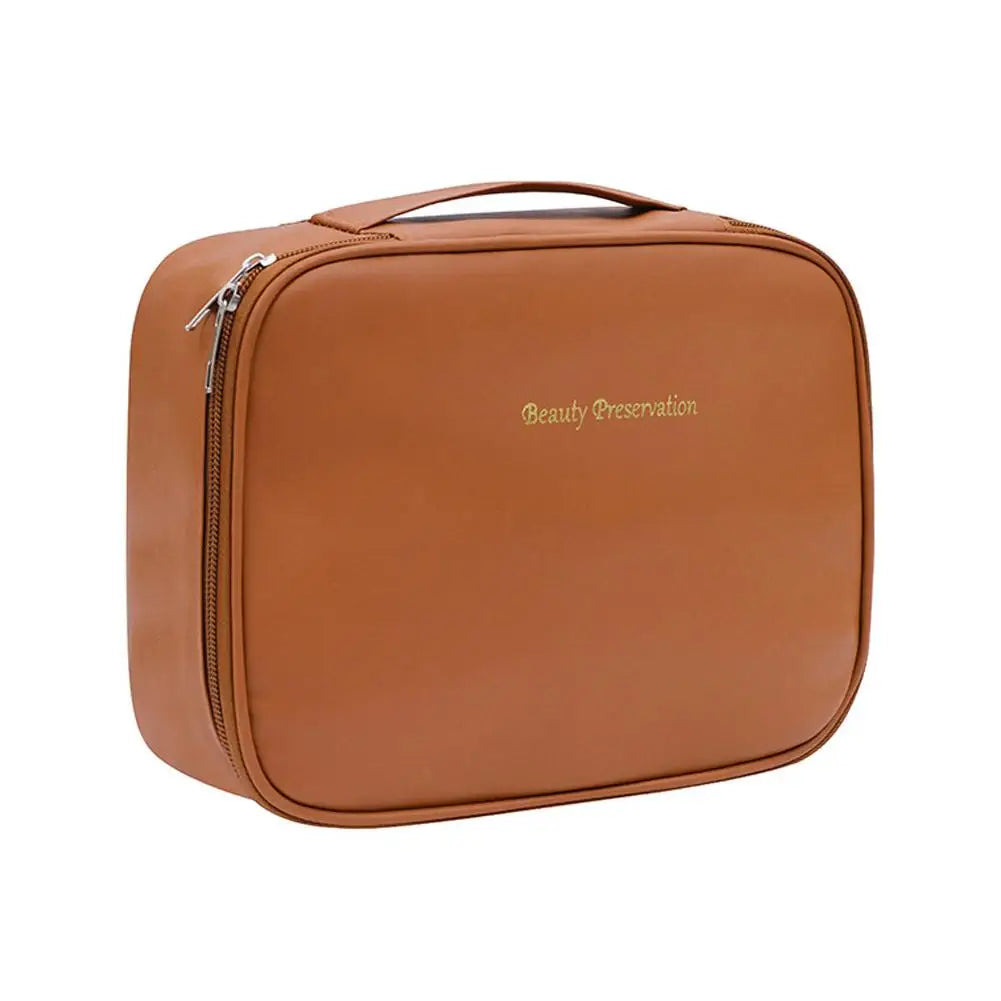 Women's Cosmetic Bag Makeup Bag Double Layer Large Capacity Luxury Cosmetics Organizer Travel Essentials Women's Cosmetic Bag