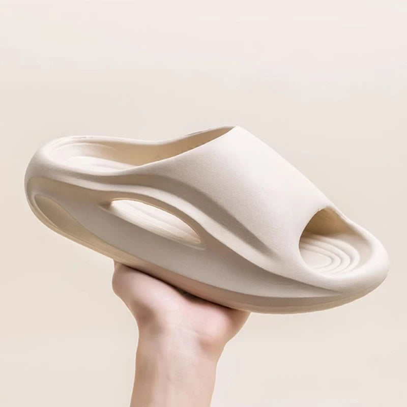 Shevalues EVA Women's Summer Slippers Open Toe Leisure Sandals Non-Slip Platform Home Slides Outdoor Lightweight Sport Slippers