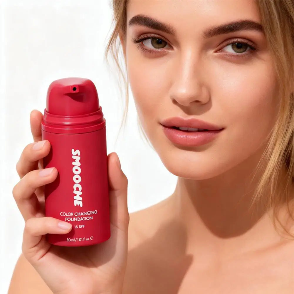 Natural Glow Color Changing Foundation Lightweight Formula Brightens Dull Skin And Acts As Daily Flawless Makeup Base