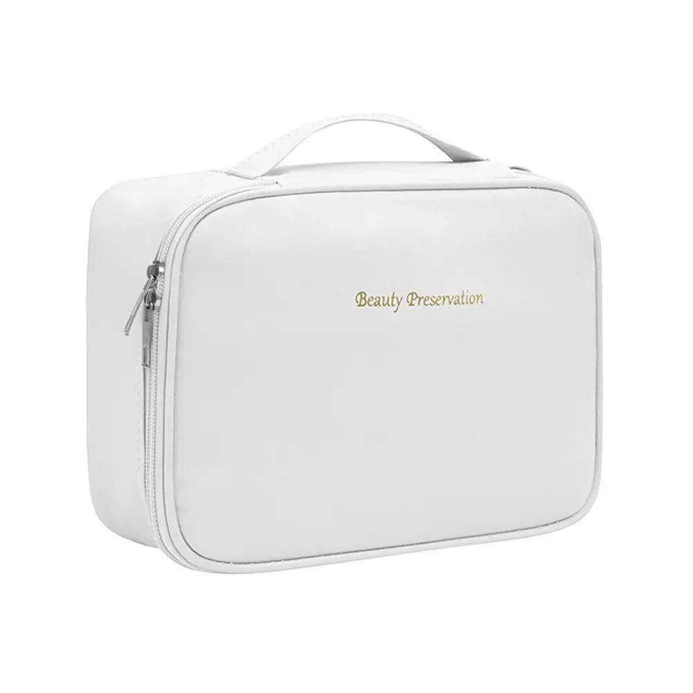 Women's Cosmetic Bag Makeup Bag Double Layer Large Capacity Luxury Cosmetics Organizer Travel Essentials Women's Cosmetic Bag