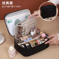 Large Capacity Women's Cosmetic Bag Makeup Bag Double Layer Luxury Cosmetics Organizer Travel Essentials Women's Cosmetic Bag