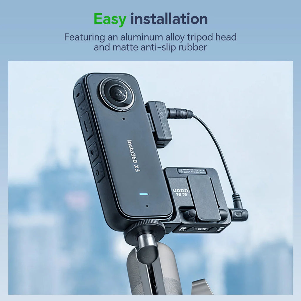 FANAUE sports camera bracket adapter 25mm ball head base 1/4 panorama 360 cycling shooting accessories compatible with RAM
