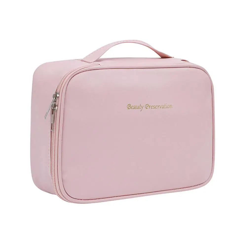 Women's Cosmetic Bag Makeup Bag Double Layer Large Capacity Luxury Cosmetics Organizer Travel Essentials Women's Cosmetic Bag