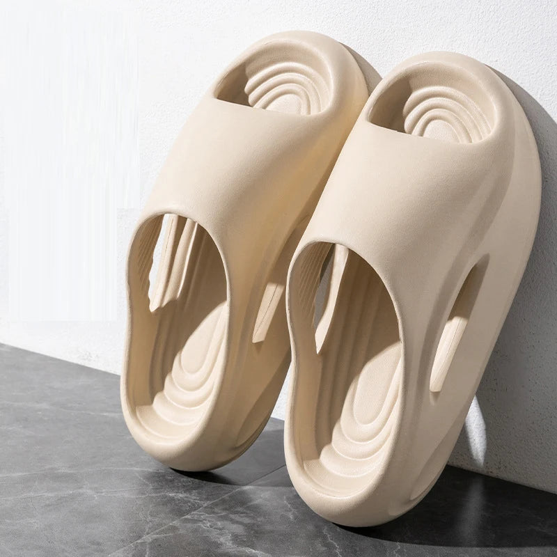Shevalues EVA Women's Summer Slippers Open Toe Leisure Sandals Non-Slip Platform Home Slides Outdoor Lightweight Sport Slippers