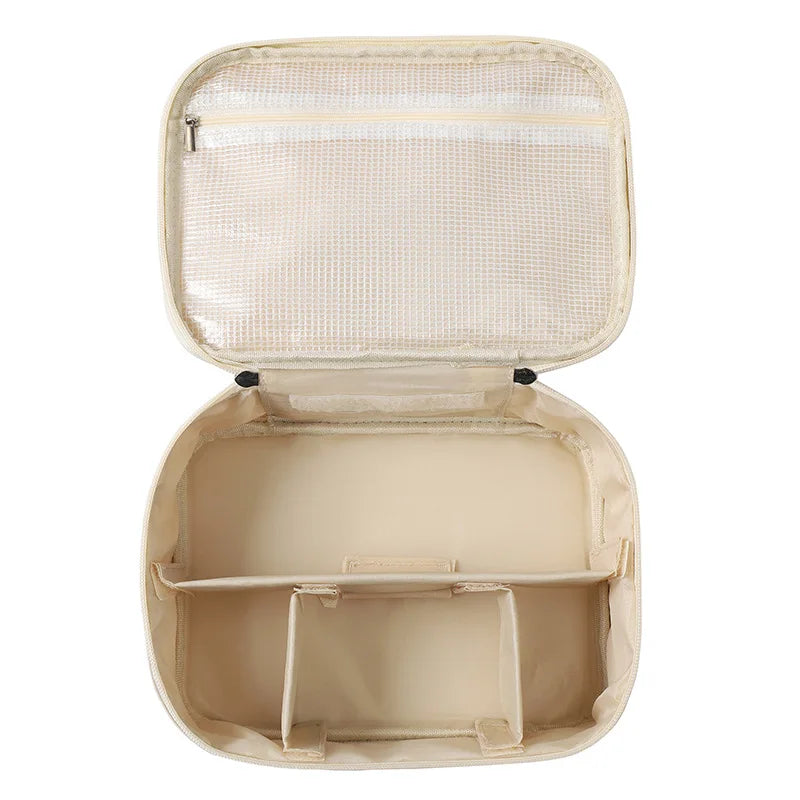 Luxury Large Capacity Women Cosmetic Bag Portable Travel Makeup Organizer Waterproof Toiletry Storage Bag For Trip Vacation